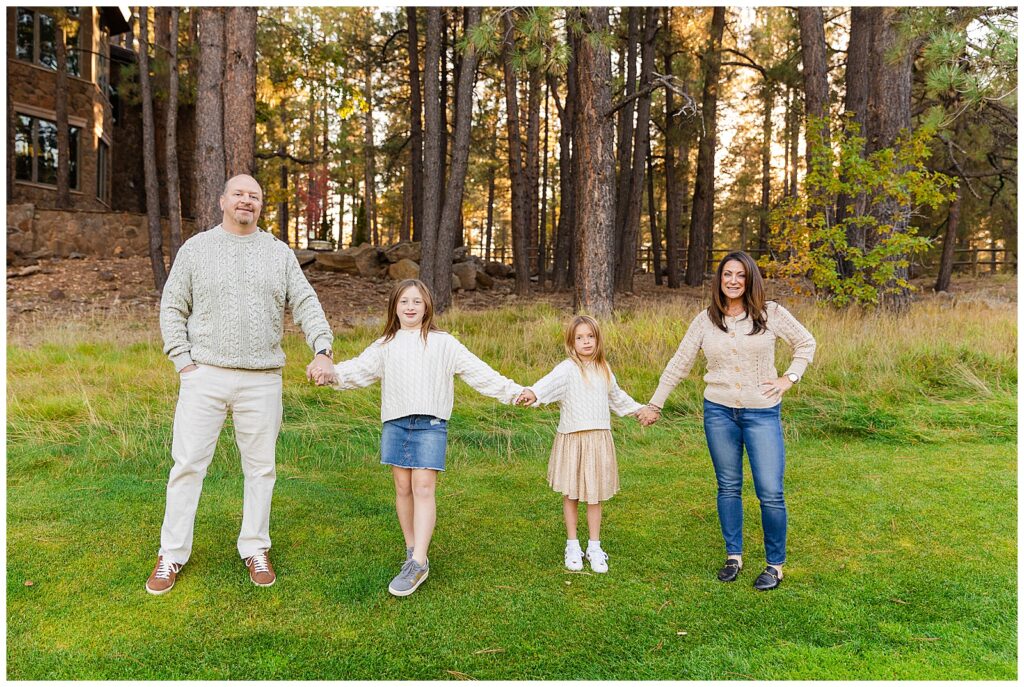 Beautiful Fall Family Portrait Session in Flagstaff with Bayley Jordan Photography.