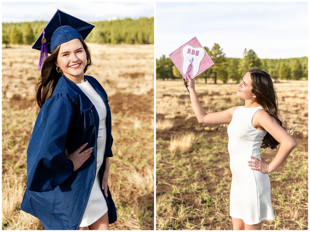 NAU dental hygienist graduate Aleksandra attended a mini-session in Flagstaff, Arizona with Bayley Jordan Photography