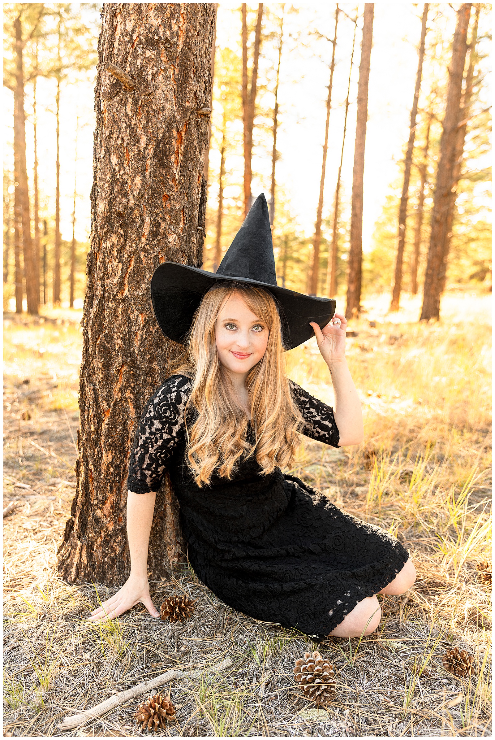 Halloween Portrait Session with Bayley Jordan Photography in Flagstaff Arizona - Enchanted Witch
